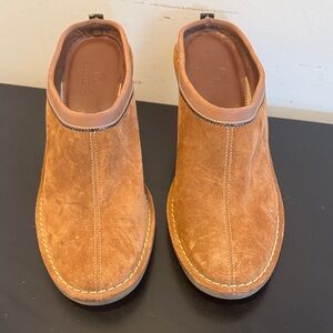LIKE NEW Cole Haan Brown Suede Mules